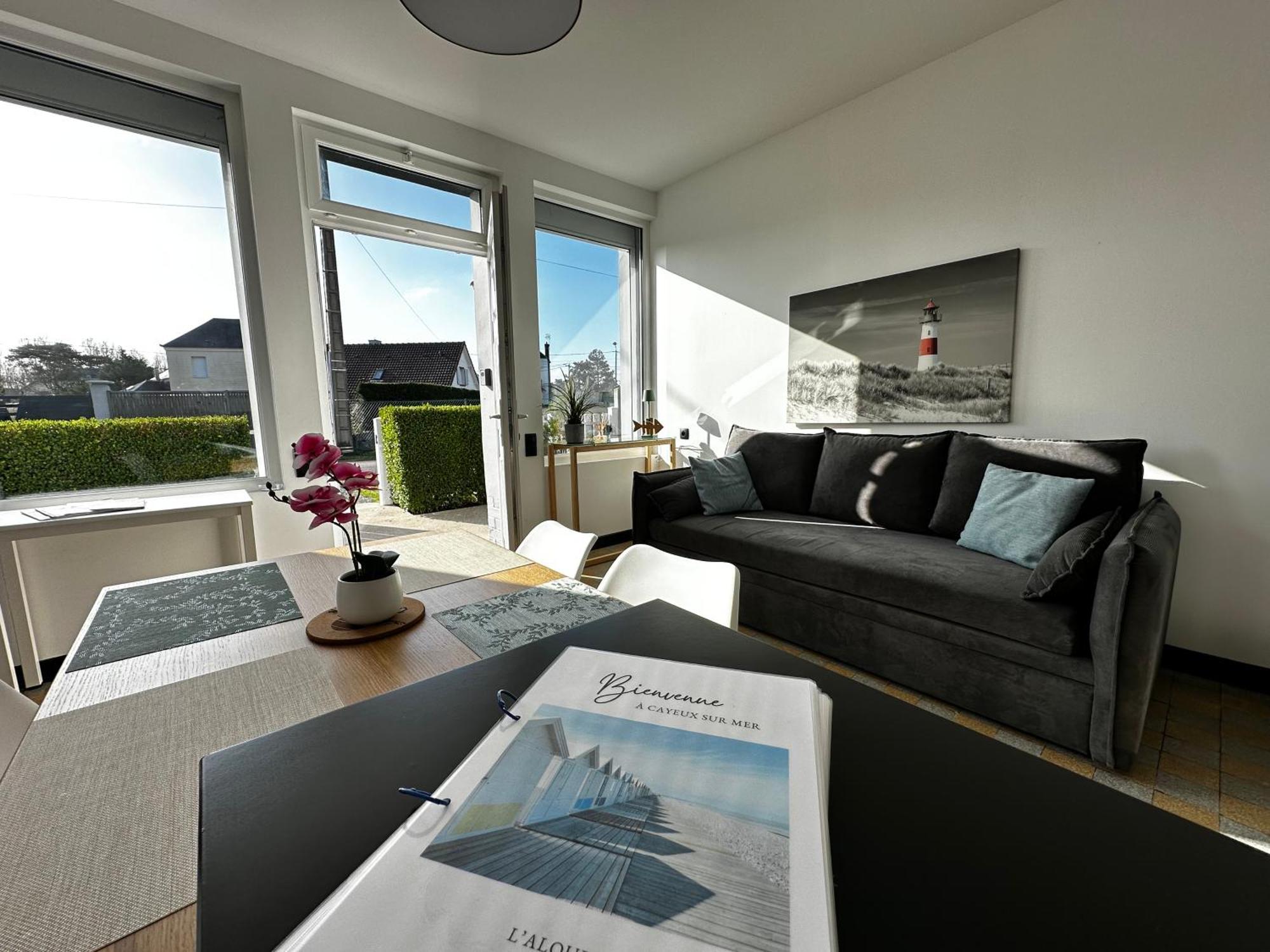 A700M De La Mer Appartement Avec Terrasse, Parking L'Alouette Cayeux-sur-Mer Esterno foto